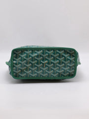 GOYARD Goyardine Mini Anjou Reversible Tote - Green