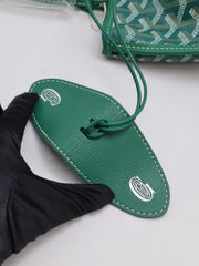 GOYARD Goyardine Mini Anjou Reversible Tote - Green