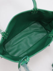 GOYARD Goyardine Mini Anjou Reversible Tote - Green