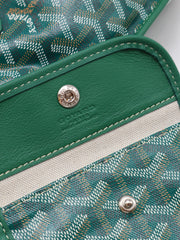 GOYARD Goyardine Mini Anjou Reversible Tote - Green