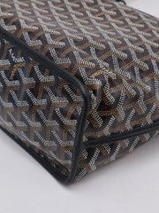 GOYARD Goyardine Mini Anjou Reversible Tote - Black
