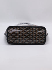 GOYARD Goyardine Mini Anjou Reversible Tote - Black