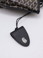 GOYARD Goyardine Mini Anjou Reversible Tote - Black