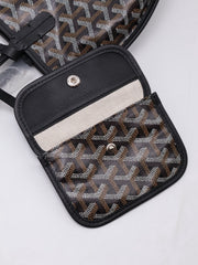 GOYARD Goyardine Mini Anjou Reversible Tote - Black