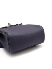 HERMES Hac a Dos Small - Bleu Nuit with Palladium Hardware