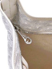 GOYARD Goyardine Bohème Hobo Bag – White