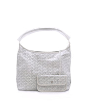 GOYARD Goyardine Bohème Hobo Bag – White