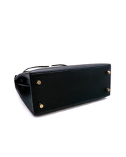 HERMES Kelly 25 - Noir with Gold Hardware