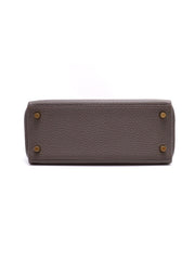 HERMES Kelly 25 - Gris Etain with Gold Hardware