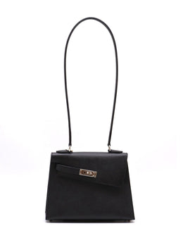 HERMES Kelly En Desordre 20 - Noir with Palladium Hardware [W]
