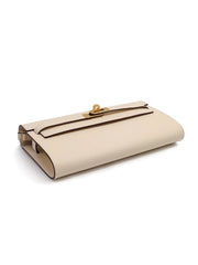 HERMES Kelly To Go - Nata with Gold Hardware