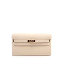 HERMES Kelly To Go - Nata with Gold Hardware