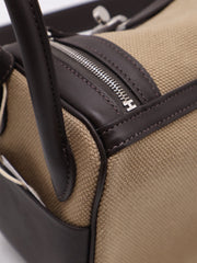 HERMES Mini Lindy II - Mousse/Bai Brun with Palladium Hardware [G]