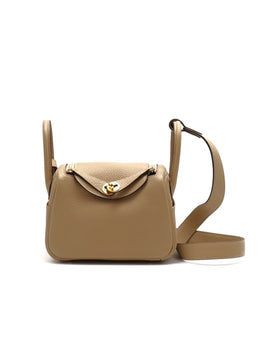 HERMES Mini Lindy - Trench with Gold Hardware