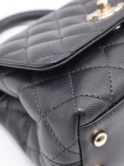 CHANEL Mini Coco Handle - Black with Gold Hardware