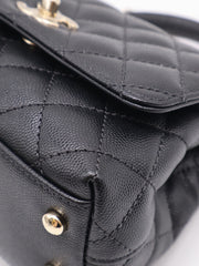 CHANEL Mini Coco Handle - Black with Gold Hardware