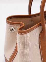 HERMES Mini Garden Party  - Canvas / Gold [G]