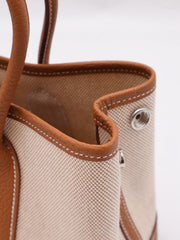 HERMES Mini Garden Party  - Canvas / Gold [G]