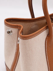 HERMES Mini Garden Party  - Canvas / Gold [G]