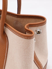 HERMES Mini Garden Party  - Canvas / Gold [G]