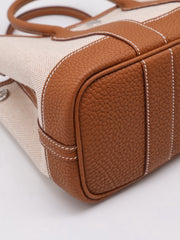 HERMES Mini Garden Party  - Canvas / Gold [G]