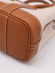 HERMES Mini Garden Party  - Canvas / Gold [G]