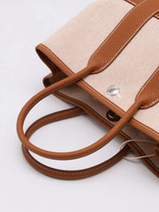 HERMES Mini Garden Party  - Canvas / Gold [G]