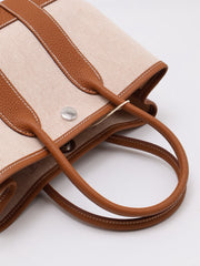 HERMES Mini Garden Party  - Canvas / Gold [G]