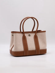 HERMES Mini Garden Party  - Canvas / Gold [G]