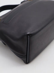 HERMES Mini 24/24 - Noir with Gold Hardware [W]