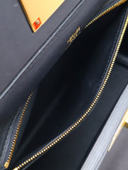HERMES Mini 24/24 - Noir with Gold Hardware [W]