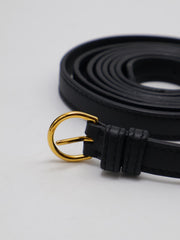 HERMES Mini 24/24 - Noir with Gold Hardware [W]