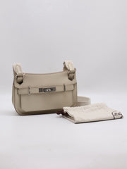 HERMES Jypsiere Mini - Beton with Palladium Hardware [B]