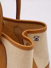 HERMES Mini Garden Party - Canvas / Sesame [G]