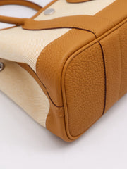 HERMES Mini Garden Party - Canvas / Sesame [G]