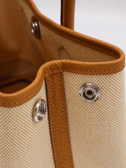 HERMES Mini Garden Party - Canvas / Sesame [G]