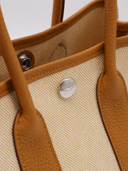 HERMES Mini Garden Party - Canvas / Sesame [G]
