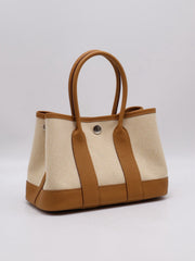 HERMES Mini Garden Party - Canvas / Sesame [G]