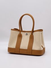 HERMES Mini Garden Party - Canvas / Sesame [G]