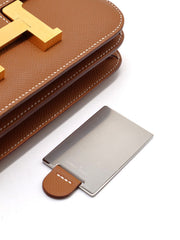 HERMES Mini Constance 19 - Gold with Gold Hardware