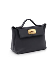 HERMES Mini 24/24 – Caban with Gold Hardware