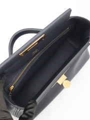 HERMES Mini 24/24 – Caban with Gold Hardware