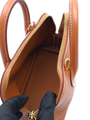 HERMES Mini Bolide - Gold with Gold Hardware