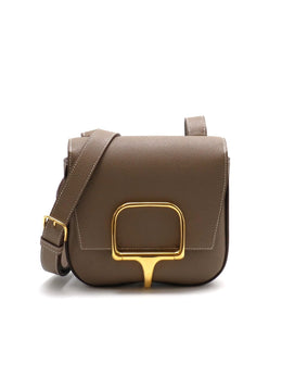 HERMES Della Mini -  Etoupe with Gold Hardware