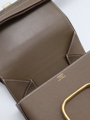 HERMES Della Cavalleria Mini - Etoupe with Gold Hardware [U]