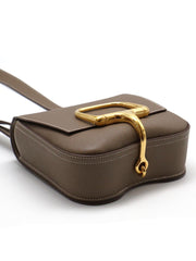 HERMES Della Mini -  Etoupe with Gold Hardware
