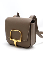 HERMES Della Cavalleria Mini - Etoupe with Gold Hardware [U]