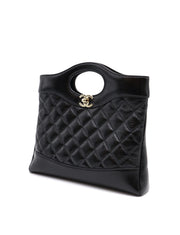 CHANEL 31 Mini Bag - Black with Gold Hardware