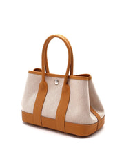 HERMES Mini Garden Party - Canvas / Natural Sable