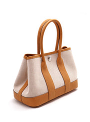 HERMES Mini Garden Party - Canvas / Natural Sable